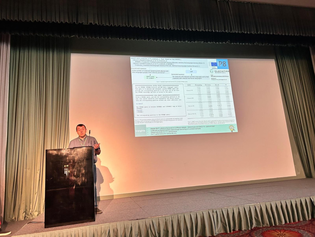 Aidan O'Mahony at Extended Semantic Web Conference (ESWC 2025) held in Portorož, Slovenia,
